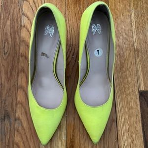 Victoria Secret Neon Fabric Heels